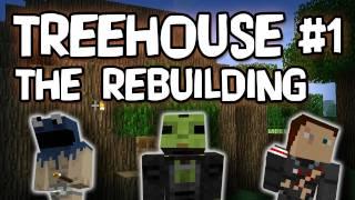 Minecraft Treehouse The Rebuilding w Gassy Kootra & Nova