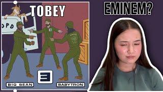 Eminem - Tobey feat. Big Sean & Babytron Official Audio Reaction