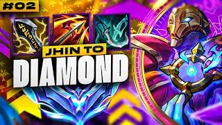 Jhin Unranked to Diamond #2 - Jhin ADC Gameplay Guide  Season 14 Jhin Gameplay