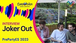 Interview with Joker Out  Slovenia Eurovision PrePartyES 2023 Madrid