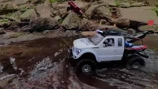 RC Rock Crawler at the Creek Spring TX GoPro Fusion 05 04 18 2