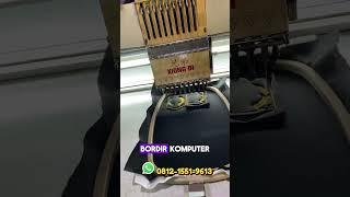 Proses Bordir Komputer di Pabrik KTJ #bordirkomputer