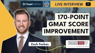 Zachs 170-Point GMAT Score Increase with @TargetTestPrep    @chicagobooth Incoming Student
