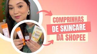 Comprinhas de skincare na shopee