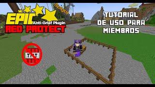 Minecraft Plugin RedProtect Anti-Grief Todo lo que necesitan saber los Miembros.