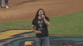 Bryan Ruby Performs God Bless America  Trenton Thunder