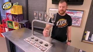 How To Put A Cup On A Bottoms Up Beer Dispenser