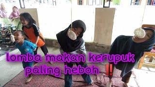 LOMBA MAKAN KERUPUK HUT RI KE 77 PALING HEBOH ‼️