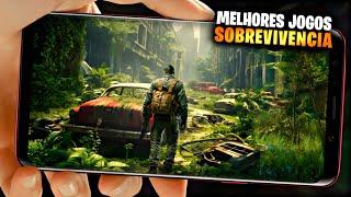 OS 15 MELHORES JOGOS de SOBREVIVÊNCIA para Android 2024