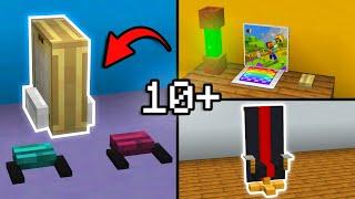 10+ BEST Gaming Build Hacks in Minecraft 🟢