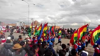 Colegio República de Cuba en el desfile 3 de agosto 2018