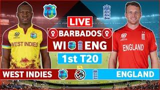 West Indies vs England 1st T20 Live Scores  WI vs ENG 1st T20 Live Scores & Commentary