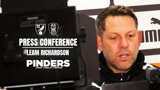 ️ Leam Richardson pre-Norwich City press conference  Presented by Pinders 