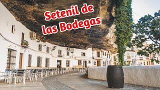  SETENIL DE LAS BODEGAS 4K pueblo blanco incrustado en la roca  Cádiz  Andalucía 18#  España