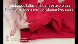 Ajusta dos tallas una camiseta o blusa