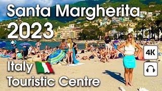 Santa Margherita Ligure Italy  Touristic Centre  4K  Walking Tour