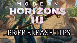 Modern Horizons 3 Prerelease Tips Tricks and Traps  Limited Level-ups  MTG Sealed