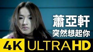 蕭亞軒 Elva Hsiao - 突然想起你 Suddenly Missing You 4K Karaoke Official 4K UltraHD Karaoke Video