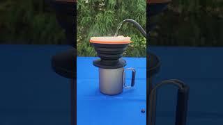 Pour Over Coffee On The Campsite - Camping Coffee Kit - Blackstone Products Camping