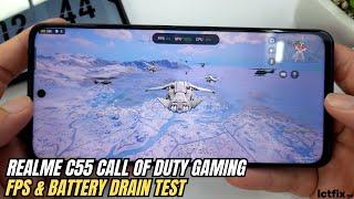 Realme C55 Call of Duty Mobile Gaming test CODM  Helio G88 90Hz Display