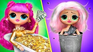 Богатая кукла против бедной 10 идей для кукол Барби