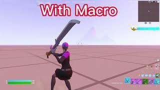 No Macro VS Macro Fortnite