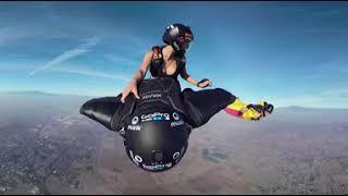 GoPro Fusion 360VR wingsuit Rodeo