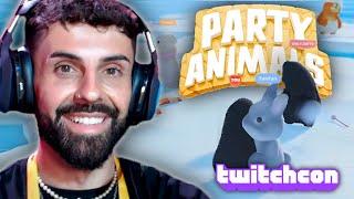 CHAOS ensues in TWITCH RIVALS PARTY ANIMALS  Party Animals Live at TwitchCon 2024