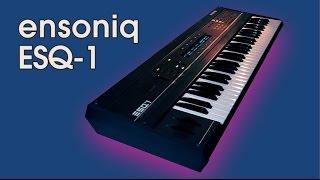 ENSONIQ ESQ-1 Synthesizer 1986  CUSTOM PATCHES FOR ESQ-1  SQ-80  SQ8L  HD DEMO