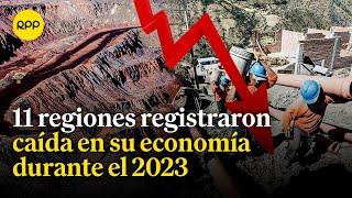 ¿Cómo le fue a las regiones en crecimiento económico durante el 2023?  Economía peruana