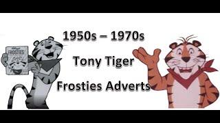 1950s-1970s Tony The Tiger Frosties Cereal Advert Compilation