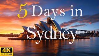 How to Spend 5 Days in SYDNEY Australia  Travel Itinerary