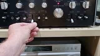 Sansui AU-7700 Integrated Amplifier Fully Restored demo The Cars Lets Go