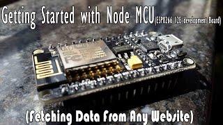 Getting Started with Node MCUESP8266 12e development Board