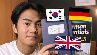 Caraku belajar bahasa asing secara otodidak Inggris Korea Jerman