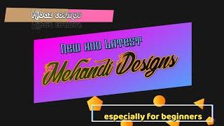 mehandi designs for beginners