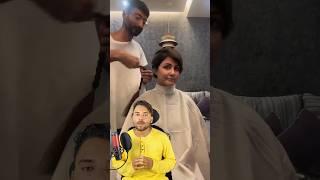 Hina Khan Chops Off Hair Amid Cancer Treatment  Hina Khan Breast Cancer  MG #shorts #hinakhan