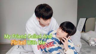 My Friend Called And Flirted With Me PRANK **Lucas Freaked Out**Gay Couple Lucas&Kibo BL