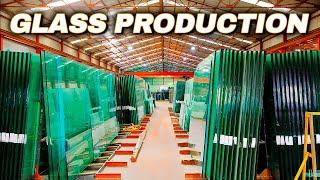 How Is Glass Processed - Tempered Glass Manufacturing  Glass Factory