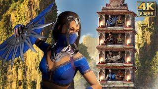 Mortal Kombat 1 PS5 KITANA Klassic Towers Gameplay @ 4K 60ᶠᵖˢ 