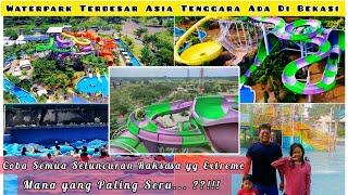 Terbesar GO WET WATERPARK GRAND WISATA BEKASI Punya 6 Seluncuran Raksasa