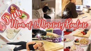 5AM REALISTIC MORNING ROUTINE  MOM OF 4  BENTO BOX LUNCH  PANCAKE BREAKFAST  WORKOUT WITH ME