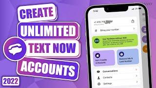 How To Create Unlimited TextNow Accounts NEW