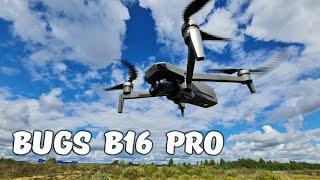 Квадрокоптер BUGS B16 PRO ...4К видео 3-х осевой подвес стабилизация. Обзор дрона