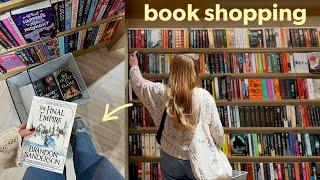 Book shopping vlog  Book store & huge 16+ book haul