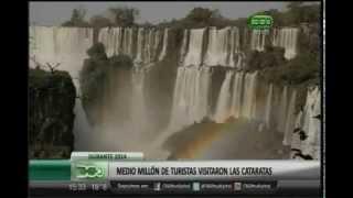 Durante 2014 Medio millón de turistas visitaron las Cataratas. 360 TV