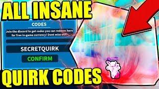 ALL BOKU NO ROBLOX REMASTERED CODES *FREE* SECRET QUIRKS