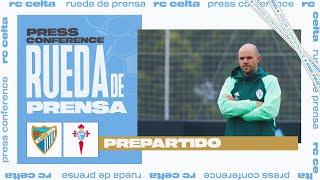 Rolda de prensa de Fredi Álvarez previa ao Málaga CF vs Celta Fortuna