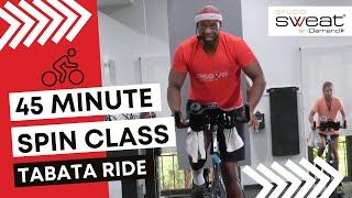 Free 45 Minute Spin Class   Burn up to 600 Calories with Tabata Drills & Power Surges