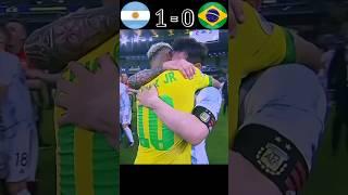 Argentina vs Brazil 2021 Copa America Final Highlights #shorts #football #youtube